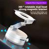 Verstellbare & Faltbare Magnetische Handyhalterung, Starker Magnet, Vakuum-Saugfußhalterung für Armaturenbrett, Badezimmerfliesen, Glas