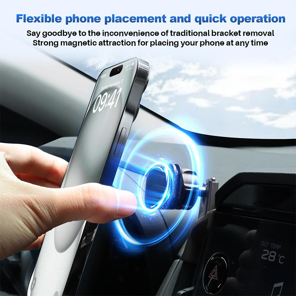 Car Magnet Gravity Phone Holder for Subaru Crosstrek Impreza 2024 2025 Levorg WRX 2022-2024 2025 Mobile Telephone Stand Bracket