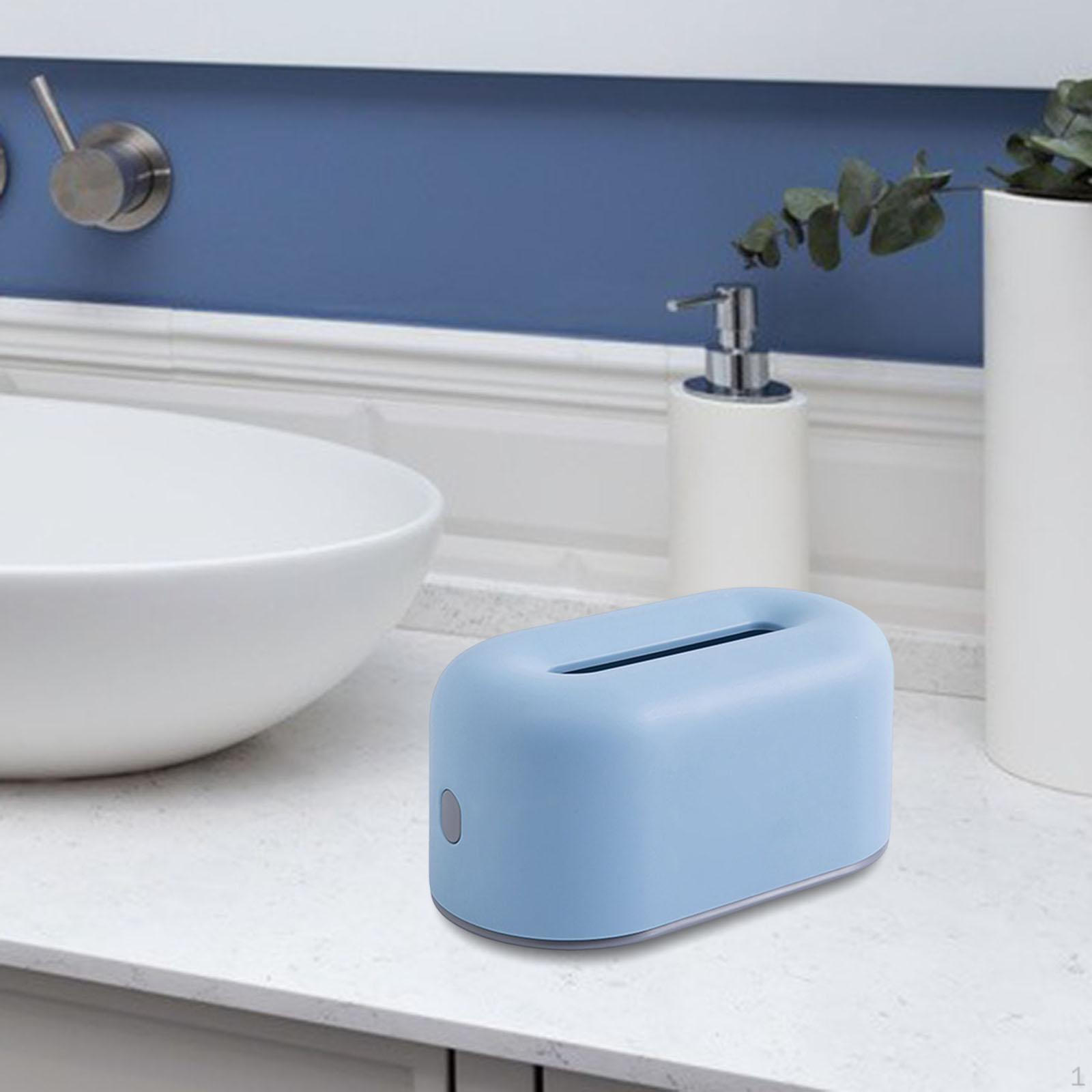 Elegant Plastic Tissue Box Holder for Bathroom Vanity Decor