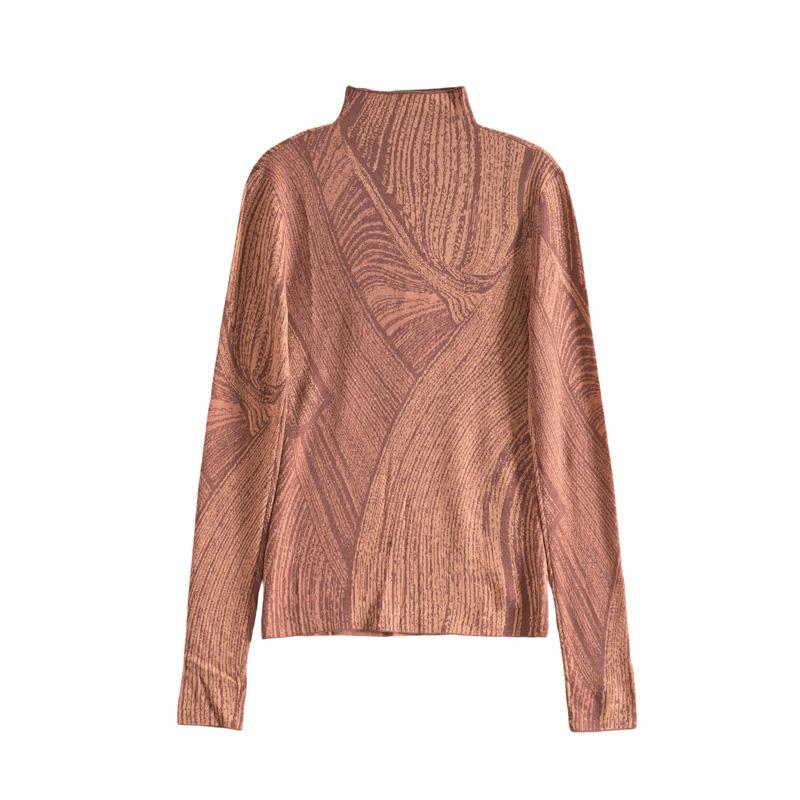 NEIWAI long-sleeved jacquard sweater