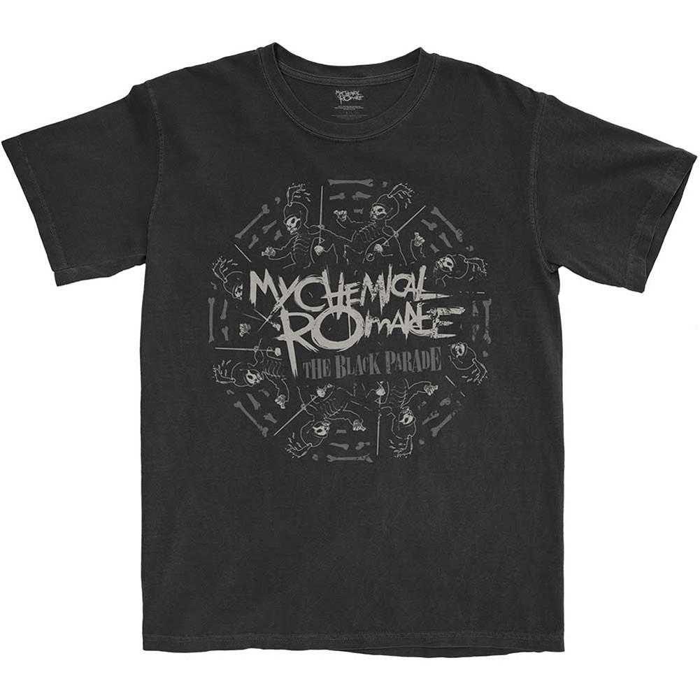 Men s My Chemical Romance Circle March Slim Fit T-shirt XX-Large Black S
