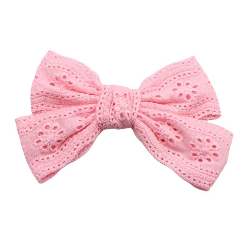 Kids' Lace Bow Hair Clip - Korean Style, Versatile DIY Accessory for Girls' Ponytails