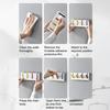 Piano Keys Wall Hooks Wall Mounted Organzier with 4 Hooks Adhesive Piano Design Entryway Hooks for Keys Hats Umbrellas Clothes Bathroom Kitchen