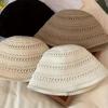 Summer Knitted Fisherman's Hat Fashionable, Versatile, Breathable, Foldable Basin Hat Outdoor Travel Sunscreen Hat