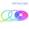 LED RGB Neon Strip Light EU Waterproof Bluetooth Remote Flexible Ribbon  TV Backlights  Bedroom Decor Christmas Holiday Lights