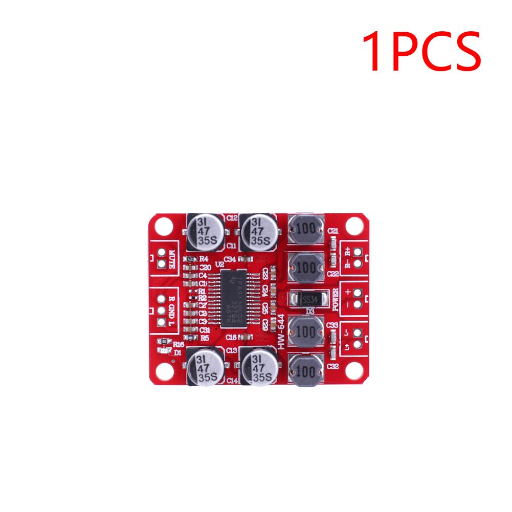 

TPA3110 Digital Audio Amplifier Board DC 8-26V 12V 15W+15W Wireless Audio Receiver Electronics Design for 4-10 Ohm Speaker