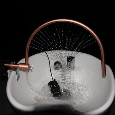 Salon Water Circulation Rack Head Shower Kits Shampoo Bowl Bed Parts for