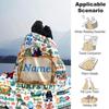 Beach Vibes Customize Your Name Home Blanket S Comfortable Soft Lightweight Allseason Multipurpose Blanket For Picnics Sofas Offices Beds Living Rooms