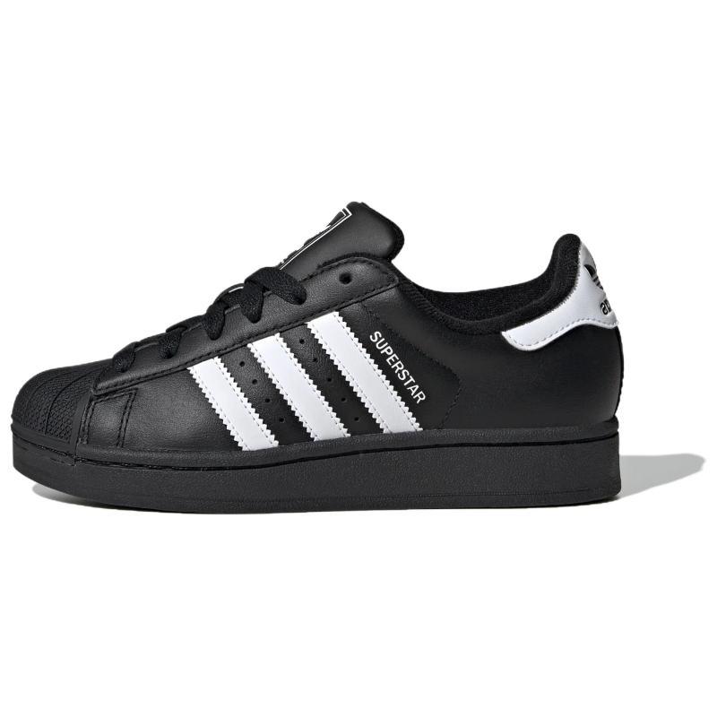 

Adidas Originals Superstar 2 Low top Kids Skateboarding Shoes Black Sneakers JH9977 39 чёрный