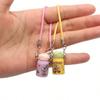 5pcs Accessories Clothes Miniature Things Doll Random Mini Cute Water Cup Shaped Bottle, Dollhouse Model Decoration Miniature Model Accessories
