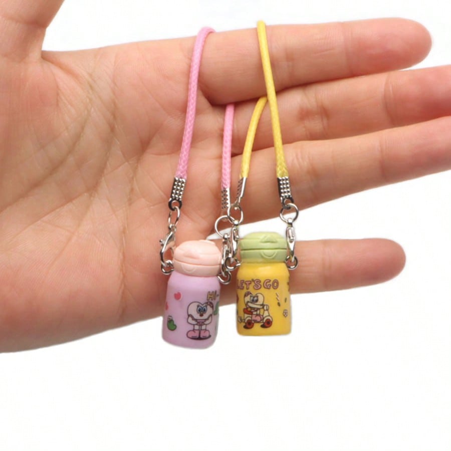 5pcs Accessories Clothes Miniature Things Doll Random Mini Cute Water Cup Shaped Bottle, Dollhouse Model Decoration Miniature Model Accessories