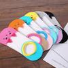 5 Pairs of Ladies Summer Cute Little Cat Transparent Shallow Mouth Ice Silk Lace Invisible Boat Socks