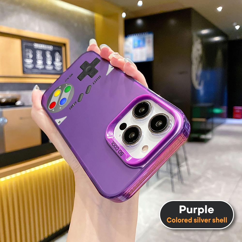 Game console fashion cool design Phone Case For lMDColor Silver Shell For lPhone 17 16 e 15 14 13 12 11 Pro Max Plus