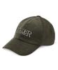 Eondeokeonteulol Unisex Autumn/Winter Corduroy Basic Soft Top Ball Cap Signature / Authentic B B / Cd / Olive