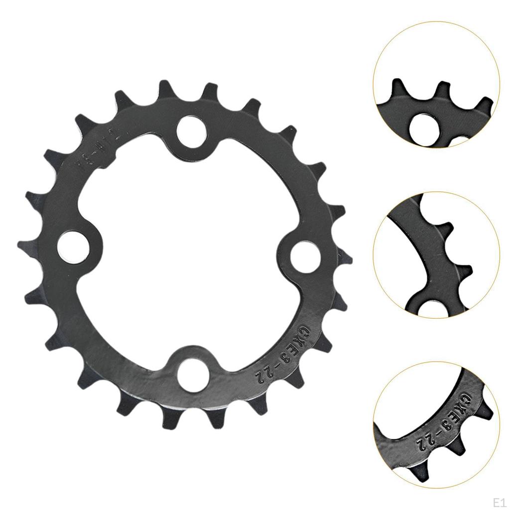 Bike Chainring Bicycle Single Chain Ring 22T Spare Parts Lightweight Cycling Accessories Repairing