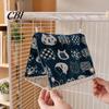 Bird Cage Bed Parrot Hammock Tent, Hanging Bed, Snuggle Cave, Cozy Breathable for Budgies Parakeets Cockatiels Small Parrots Easy Install