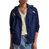 Polo Ralph Lauren Cotton Loose Fit Hooded Jacket Women Jackets Dark-Blue WMPOOTWN5A20089-410