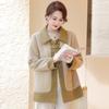 YUZHAOLIN Women's Autumn/Winter Plus Size Casual Woolen Coat