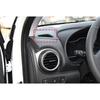 For Hyundai Kona Encino 2018-2023 Black Steel Dash L&R AC Air Outlet Vent Trim