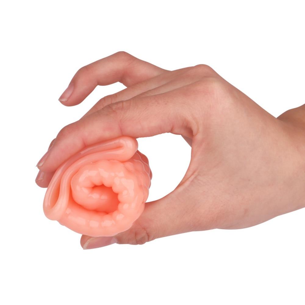 Silicone Riutilizzabile Manicotto Del Pene Flessibile Glande Ingrandimento Del Pene Extender Ritardo Eiaculazione Cock Ring Manica Giocattoli Adulti Del Sesso Per Gli Uomini
