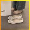 Waterresistant Flats For Women With Rubber Sole And Pu Upper For Daily Comfort