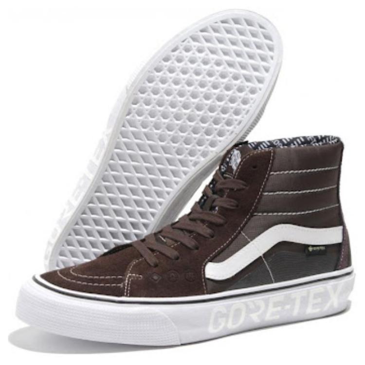 Vans Sk8 Gore-Tex High-Top Skate Shoes Unisex Sneakers Brown White VN0A4V9X0VB