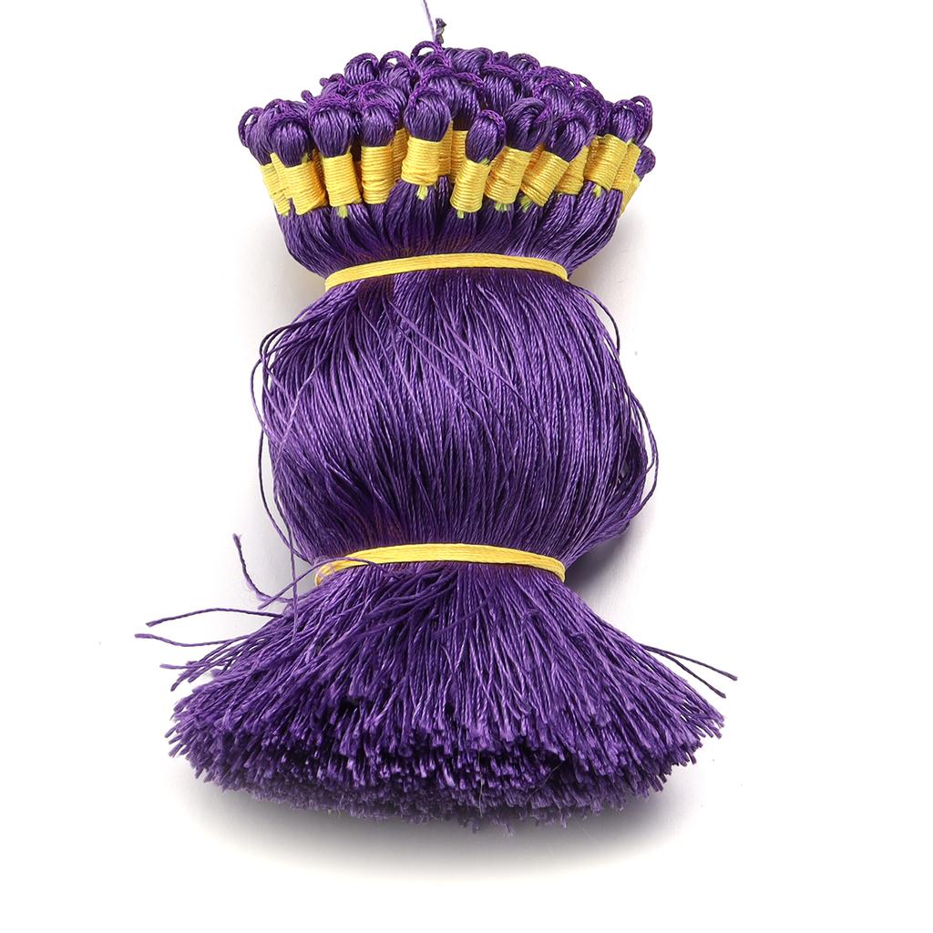 100pcs/lot Big Hanging Tassel Colorful Tassel For DIY Craft Jewelry Making Souvenir Bookmarks Chinese Knots Decor Accessories