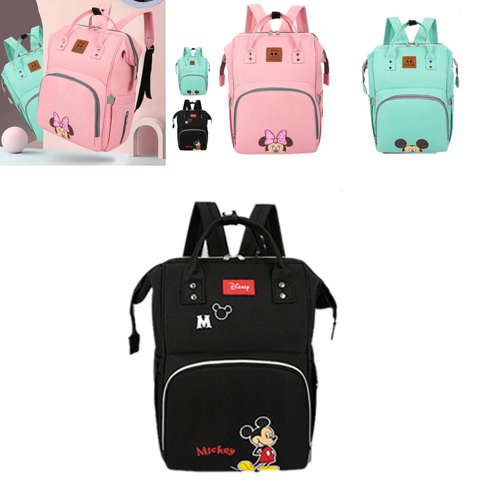 Mummy Mickey Maus Windeltasche Rucksack Große Kapazität Wasserdicht Für Reisen mit Baby