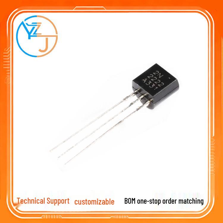2N2222 NPN Small Power Transistor TO-92 (3-Terminal Through-Hole) - Buy 1, Get 100