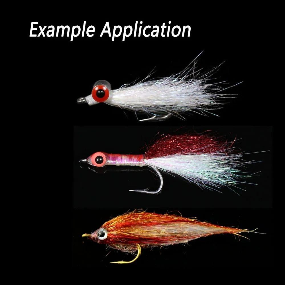 Synthetic Fibers Ice Dubbing Baitfish Streamer Scud Dub DIY Ice Wing  Minnow