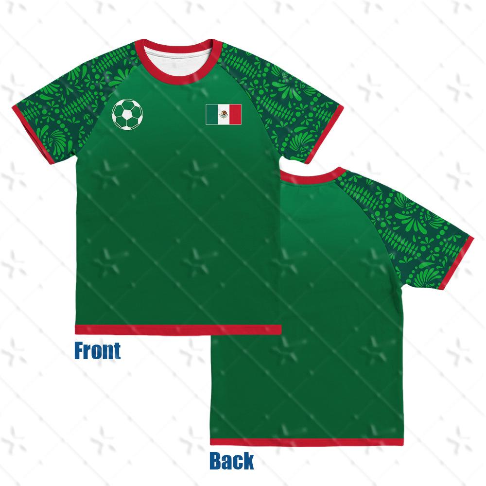 2026 Mexico World Cup Jersey: Raglan Sleeve Fan Outfit for Men, Women & Family 130