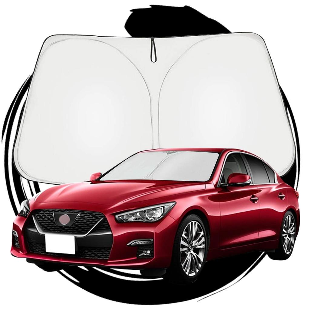 Ruiya Sunshade for the New Nissan Skyline V37, Windshield Parasol, Car Sunshade with UV Protection, Foldable for Car Camping, Custom Parts