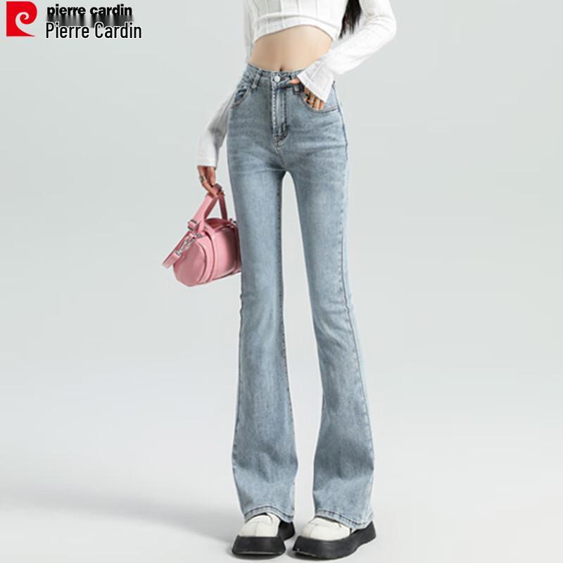 

Женские джинсы клеш с высокой посадкой, стройнящие M