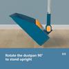 Broom And Dustpan Kitchen Broom And Dustpan Set Cleaning Kit Long Handle Design 180 Degree Rotation Ergonomic Soft EVA Foam