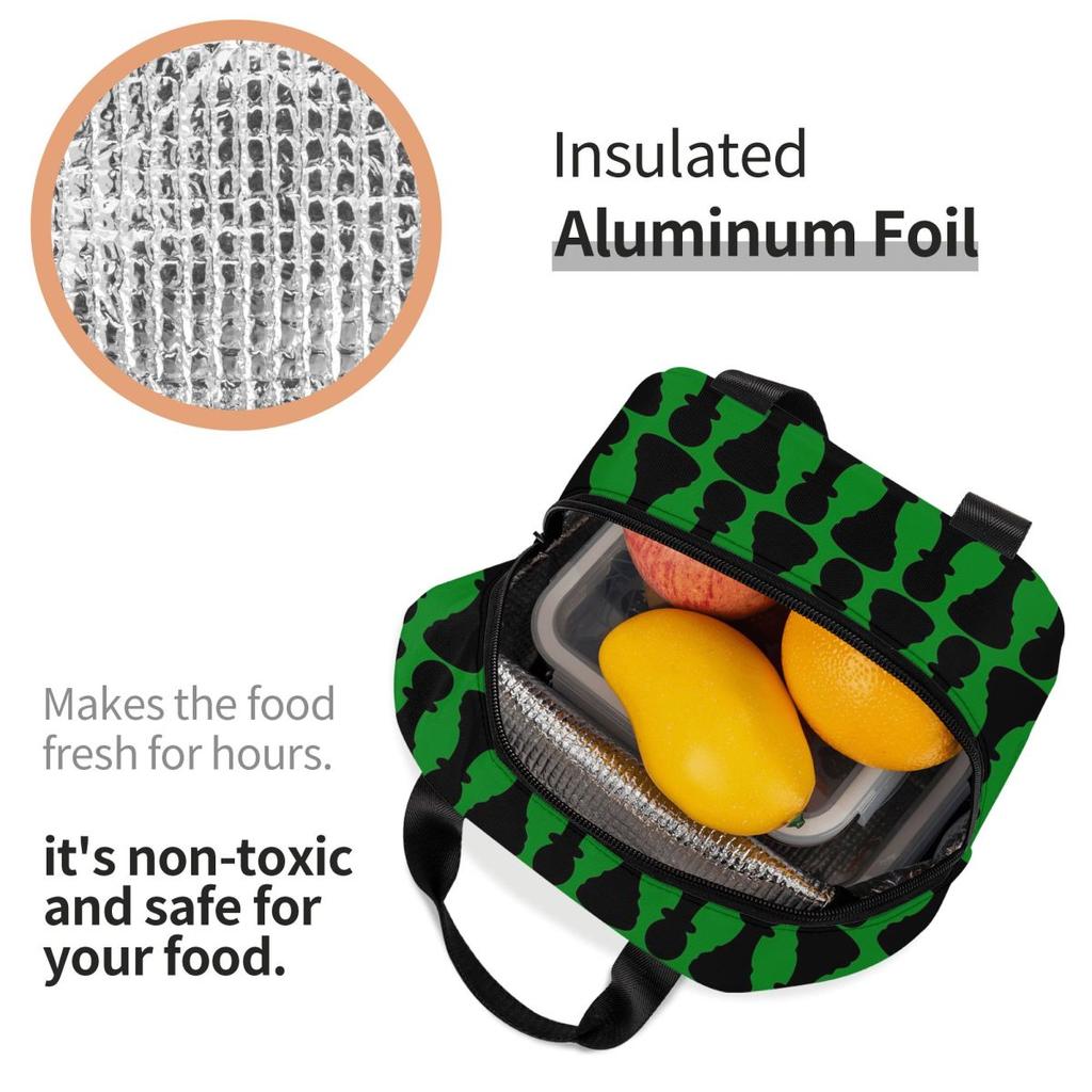 Chess Pieces On Board Chessboard Insulated Lunch Bag for Women Office Cooler Thermal Food Box Tote Portable Lunch Boxes