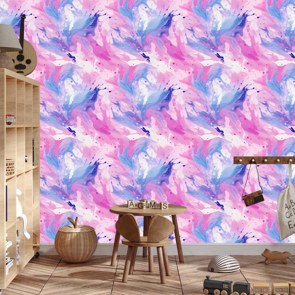 Pink Purple Ink Lavender and Powder Pink Wallpaper 50x1000