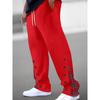 Men's Casual Pants New Sports Buttoned Colour Block Trousers Stylish