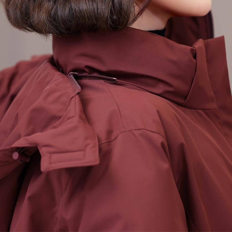 Winter Woman Parkas Hooded Thick Warm Outerwears Loose Women's Coats