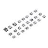 240Pcs 24 Types Micro USB Connector Set USB Female Port with Storage Box Micro USB Port Micro USB Connector Keyboards Repair