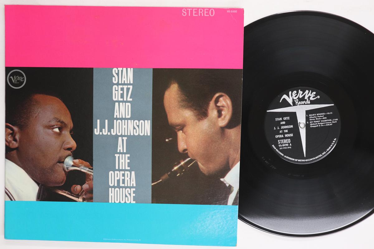 

LP Record STAN GETZ J.J. JOHNSON At The Opera House V68490 VERVE 1962 US Jazz Used
