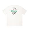 Li Ning Printed Round Neck Comfortable Breathable Versatile Loose Short Sleeve T-Shirt Unisex Tops Off-White AHSVB53-1