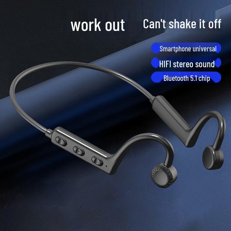 KS19 Waterproof Wireless Neckband Earphones - Sport-Compatible Bluetooth Headset