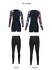 Women's Plus Size Long Sleeve Boyleg Diving & Surfing Sun Protection Suit