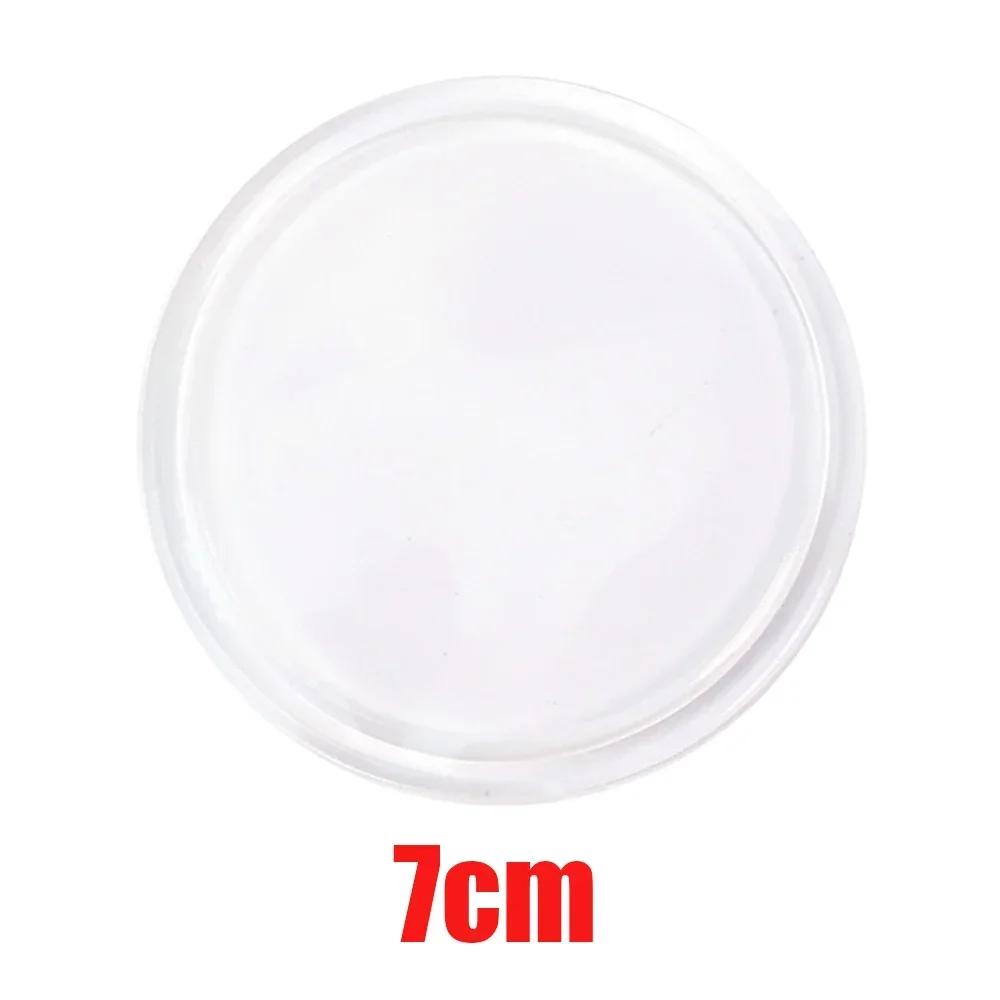 Car Anti Slip Pad 7/6/5/4cm Circular Magic PU Pad Universal Center Console Dashboard Phone Ornament Strongly Stick Anti-slip Mat