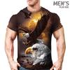 Tricou pentru bărbați de mărime mare Tricou mare și înalt cu grafică cu decolteu turn cu mânecă scurtă, primăvară și vară, îmbrăcăminte de stradă vintage, maiuri sportive confortabile, casual