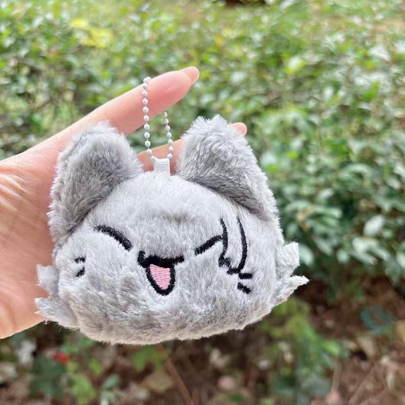 

Anime Keychain Geto Suguru and Satoru Gojo Plush Cosplay Doll Pendant Keyrings Accessories Key Chains Fans Gifts серый