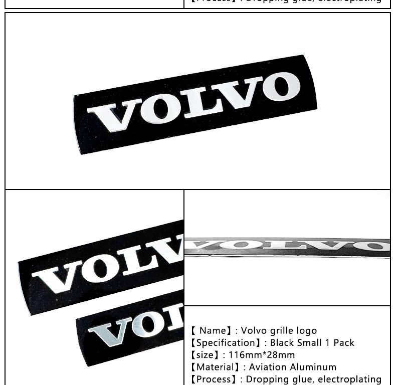 Acessórios de Decoração com Adesivo de Logotipo para Grade Frontal e Porta-malas de Carro Para Volvo Rdesign Polestar AWD V50 S60 XC60 S40 XC40 XC90 V60 S80 S90