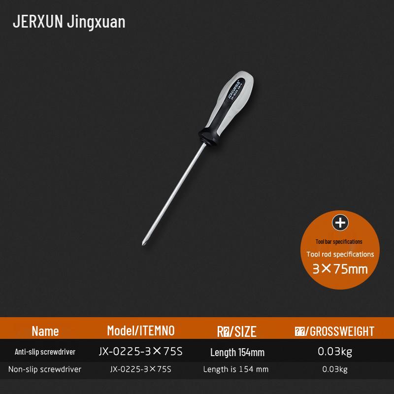 Jingxuan Multifunctional Magnetic Screwdriver Set: Phillips, Slotted, Torx, Super Hard for Electricians