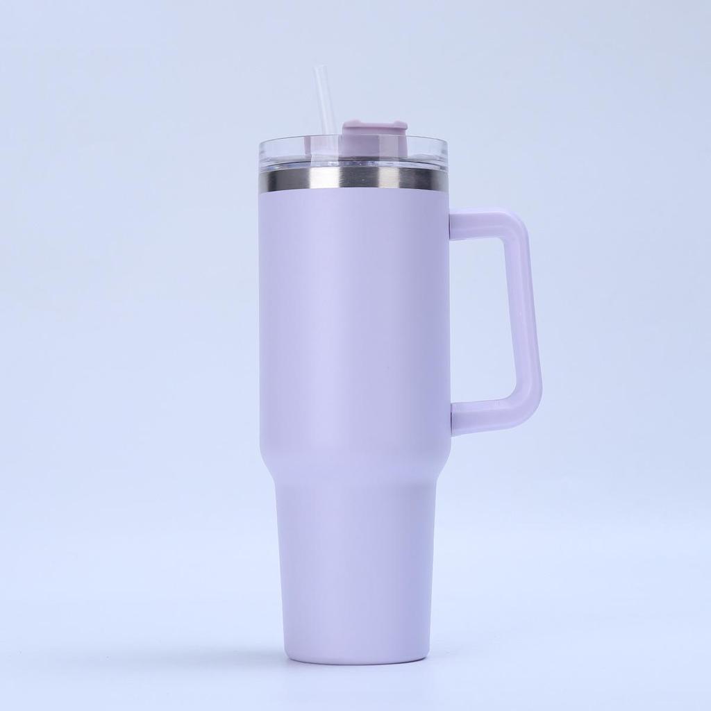 Tazza Insulated Ice Buster in Acciaio Inossidabile da 40 oz, Prima Generazione, con Cannuccia per Uso Esterno