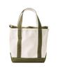 Сумка LL Bean Boat and Tote, із застібкою-блискавкою, Маленька, Сезонний колір: Звичайний античний оливково-зелений, 1000200348